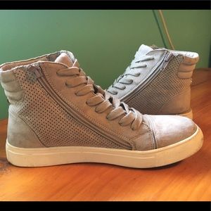 Steve Madden Gray Zip-up Sneakers